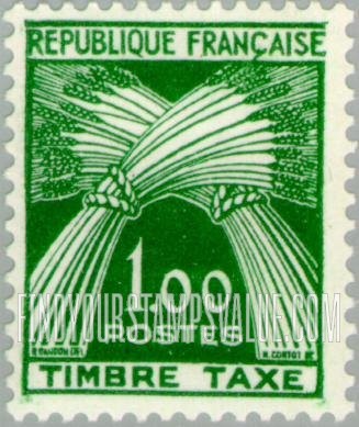 FindYourStampsValue: POSTAGE DUE - Sheaves of Wheat