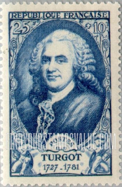 FindYourStampsValue: SEMI-POSTAL - A. R. J. Turgot