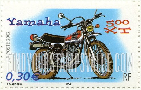 FindYourStampsValue: Motorcycles: Yamaha 500 XT