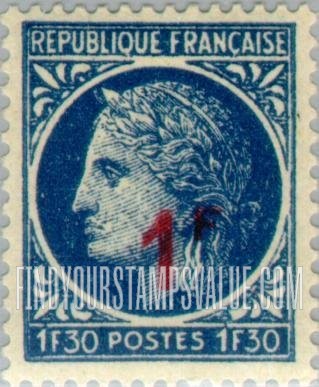 FindYourStampsValue: Ceres Types of 1945: Surcharged in Carmine