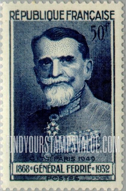 FindYourStampsValue: General Gustave A. Ferrié: “C.I.T.T. PARIS 1949”