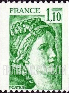 FindYourStampsValue: Sabine, after David: Sabine Type of 1977-78