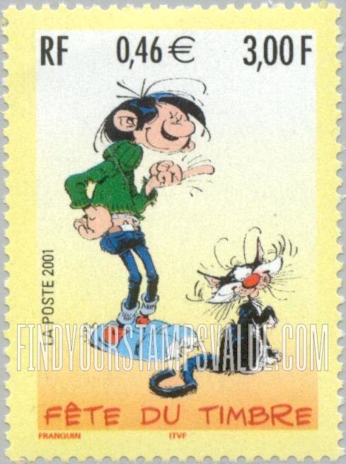 FindYourStampsValue: Gaston Lagaffe by André Franquin