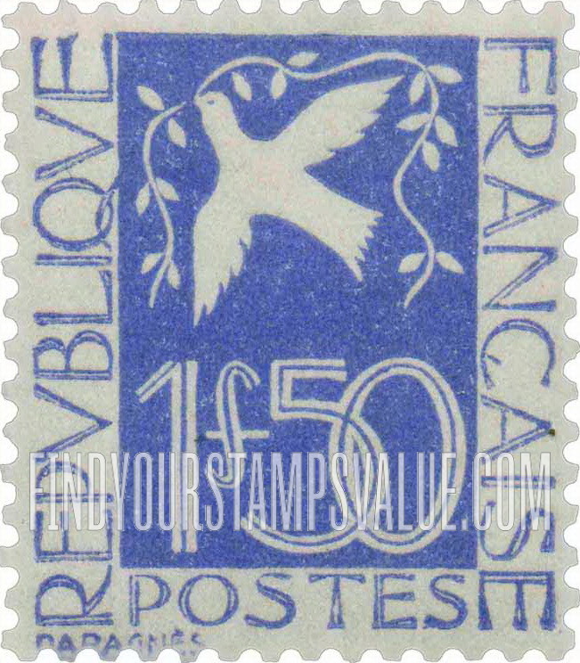 FindYourStampsValue: Dove and Olive Branch