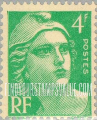 FindYourStampsValue: Marianne: Marianne Type of 1945