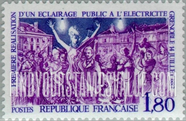 FindYourStampsValue: Electric Street Lighting Centenary