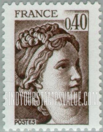 FindYourStampsValue: Sabine, after David: Sabine Type of 1977-78