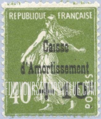 FindYourStampsValue: SEMI-POSTAL - Sower: Types of 1903-07 Issues Surcharged