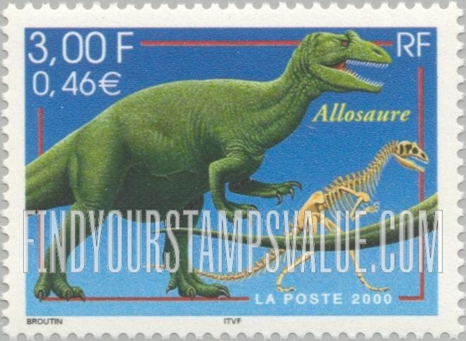 FindYourStampsValue: Nature: Allosaurus