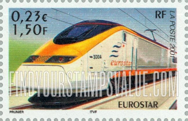 FindYourStampsValue: Trains: Eurostar