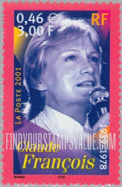 FindYourStampsValue: Singers: Claude François (1939-78)