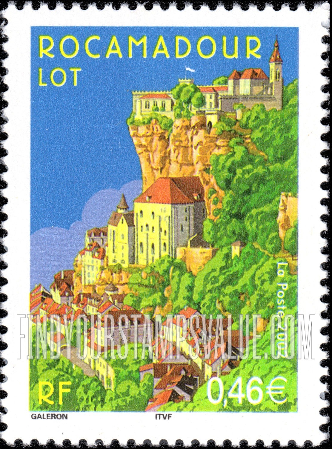 FindYourStampsValue: Rocamadour