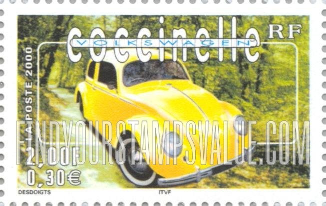 FindYourStampsValue: Automobiles: Volkswagen Beetle