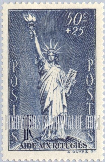 FindYourStampsValue: SEMI-POSTAL - Statue of Liberty