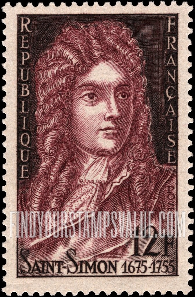 FindYourStampsValue: Duke de Saint-Simon