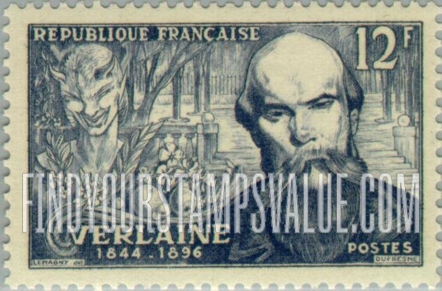 FindYourStampsValue: Poets: Paul Verlaine