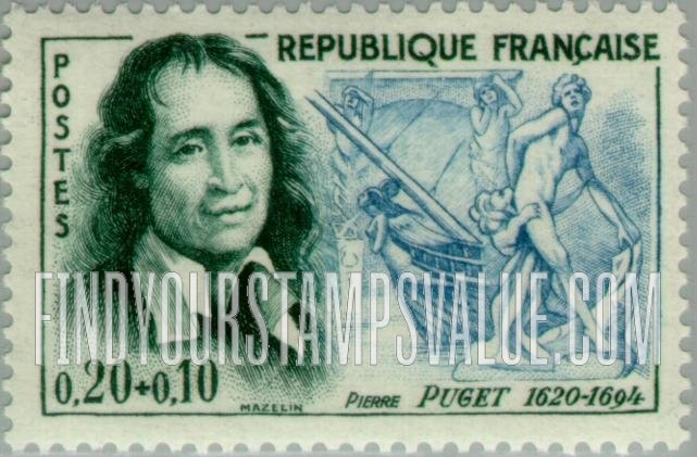 FindYourStampsValue: SEMI-POSTAL - Famous Men Type of 1960: Pierre Puget