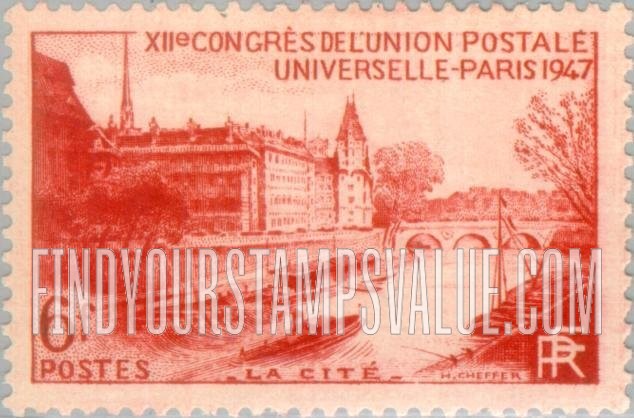 FindYourStampsValue: La Cité Oldest Section of Paris