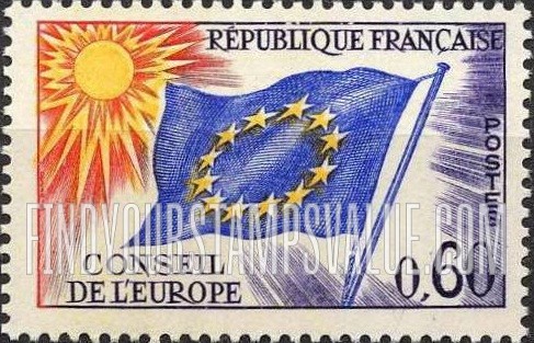 FindYourStampsValue: OFFICIAL - Council of Europe Flag