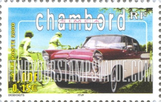 FindYourStampsValue: Automobiles: Simca Chambord