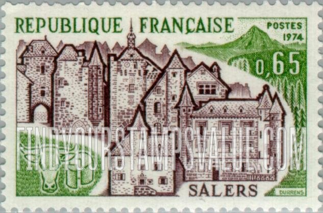 FindYourStampsValue: Tourist Issue: View of Salers