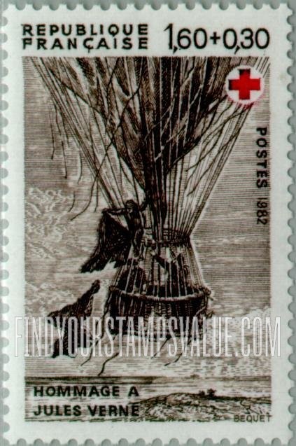 FindYourStampsValue: SEMI-POSTAL - Five Weeks in a Balloon