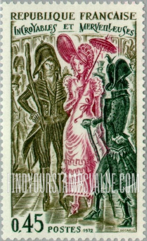 FindYourStampsValue: “Incroyables and Merveilleuses,” 1794