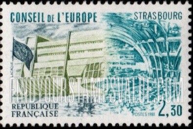 FindYourStampsValue: OFFICIAL - New Council Headquarters, Strasbourg