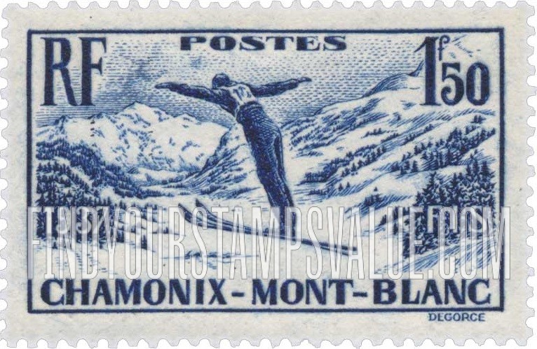 FindYourStampsValue: Skiing