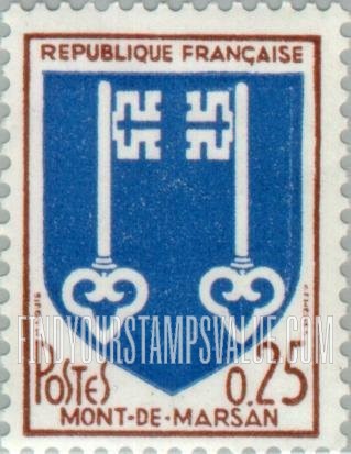 FindYourStampsValue: Arms of Mont-de-Marsan