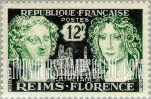 FindYourStampsValue: “The Smile of Reims” and Botticelli’s “Spring”