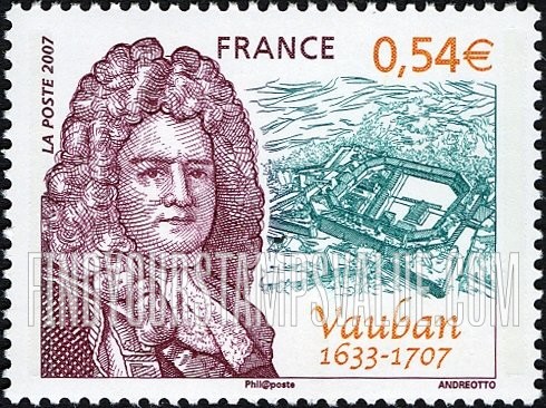 FindYourStampsValue: Sébastaen Le Prestre de Vauban (1633-1707), Military Engineer