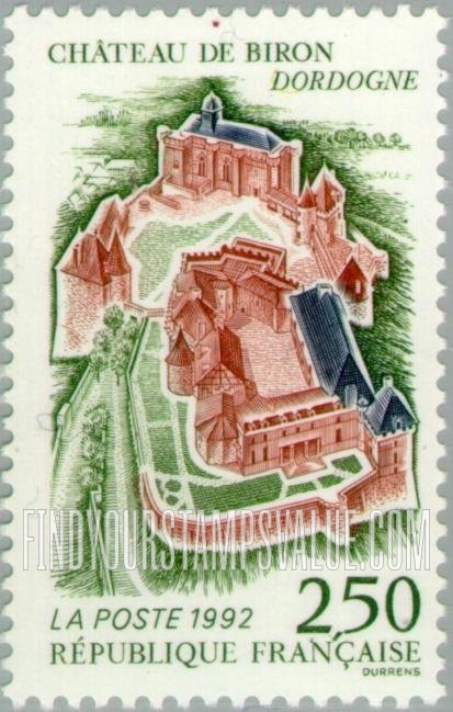 FindYourStampsValue: Tourism Series: Biron Castle