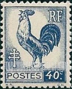 FindYourStampsValue: Gallic Cock
