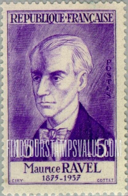 FindYourStampsValue: SEMI-POSTAL - Maurice Ravel