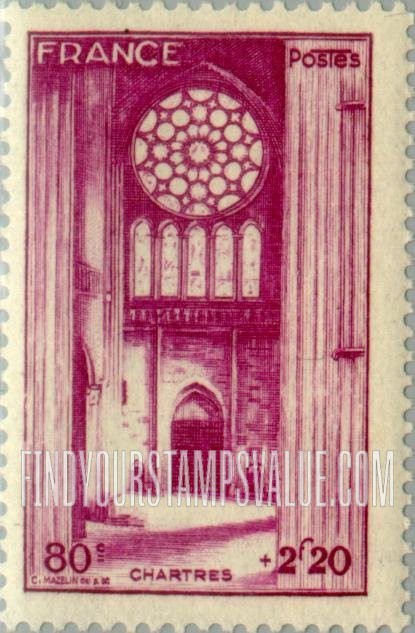 FindYourStampsValue: SEMI-POSTAL - Chartres