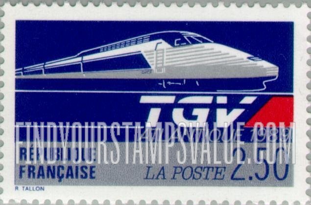 FindYourStampsValue: TGV Atlantic