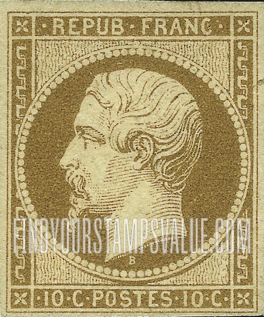 FindYourStampsValue: President Louis Napoleon