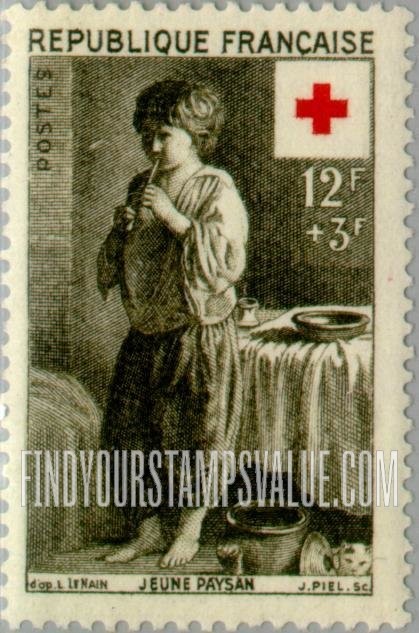 FindYourStampsValue: SEMI-POSTAL - Peasant Boy by Le Nain