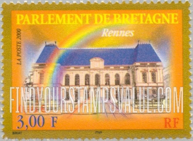FindYourStampsValue: Bretagne Parliament Building Restoration