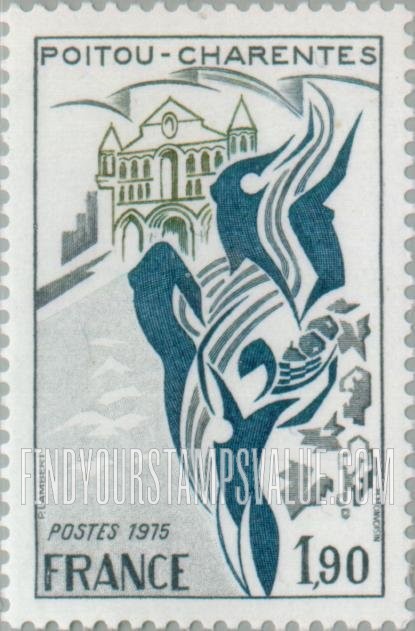 FindYourStampsValue: Regions of France: Poitou-Charentes