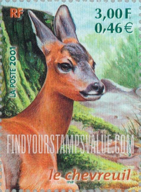 FindYourStampsValue: Wildlife: Roe deer