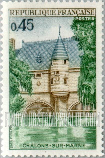 FindYourStampsValue: Chateau du Marché, Chalons-sur-Marne