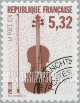 FindYourStampsValue: Musical Instrument Type of 1989: Violin