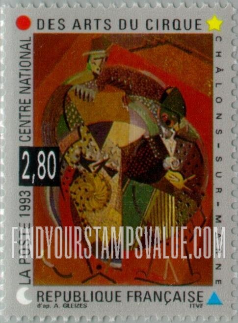 FindYourStampsValue: The Clowns, by Albert Gleizes (1881-1953)