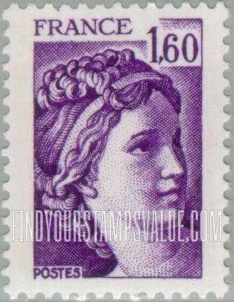 FindYourStampsValue: Sabine, after David: Sabine Type of 1977-78