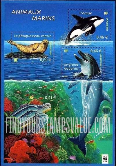 FindYourStampsValue: Marine Life
