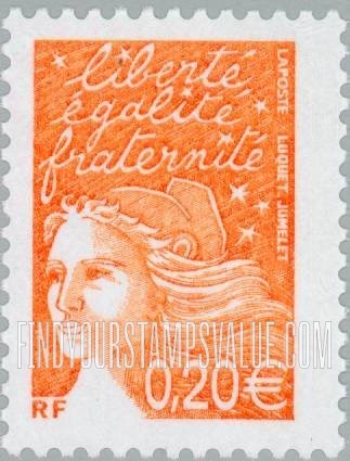 FindYourStampsValue: Marianne (With Euro Denominations)