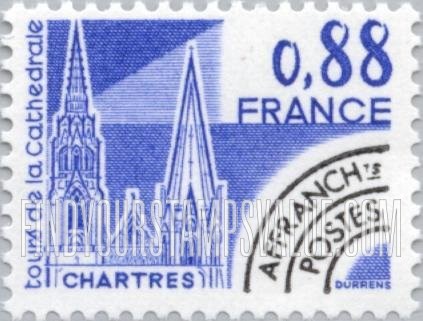 FindYourStampsValue: Chartres Cathedral