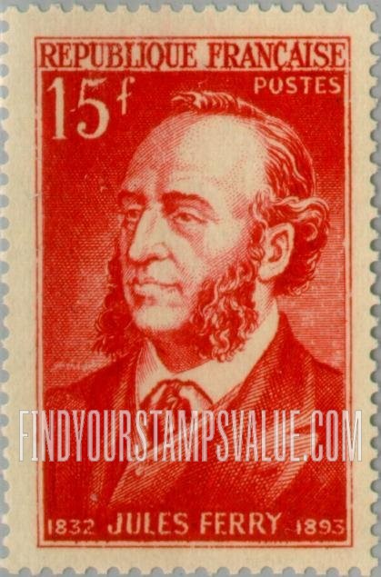 FindYourStampsValue: Jules Ferry